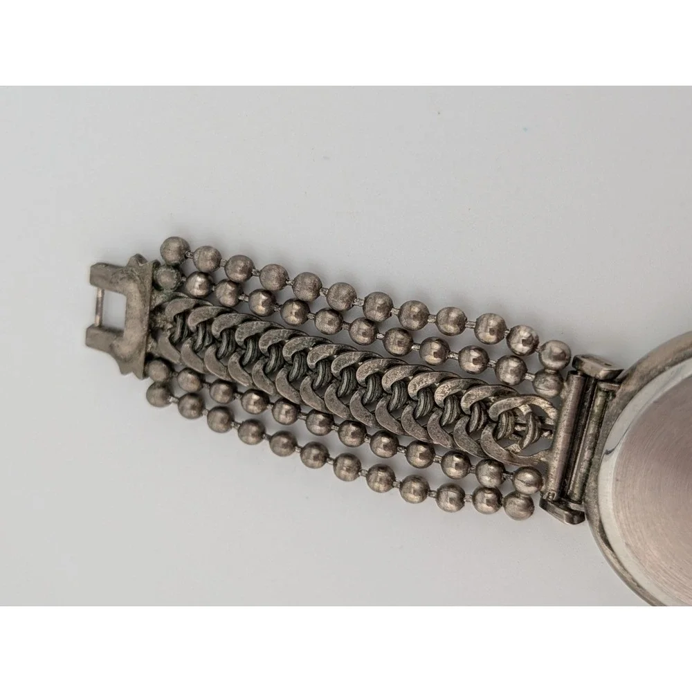 Vintage Le Baron Watch Women 42mm Case Multi Strand 7.5